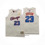 Camiseta Chicago Bulls Michael Jordan #23 Retro Blanco