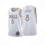 Camiseta Chicago Bulls Zach LaVine #8 Ciudad 2024-25 Blanco