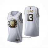 Camiseta Golden Edition Los Angeles Clippers Paul George #13 Blanco
