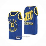 Camiseta Golden State Warriors Klay Thompson #11 Hardwood Classics 2020-21 Azul