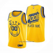Camiseta Golden State Warriors Personalizada Ciudad Classic Edition Oro