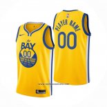 Camiseta Golden State Warriors Personalizada Statement 2019-20 Amarillo