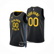 Camiseta Golden State Warriors Personalizada Statement 2024-25 Negro