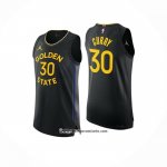 Camiseta Golden State Warriors Stephen Curry #30 Statement 2024-25 Negro