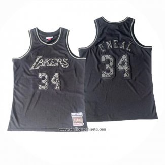 Camiseta Los Angeles Lakers Kobe Bryant #34 Swingman Mitchell & Ness 1996-97 Negro