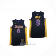 Camiseta Los Angeles Lakers Kobe Bryant #8 Retirement 2018 Negro