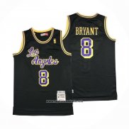 Camiseta Los Angeles Lakers Kobe Bryant #8 Retro Negro