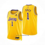 Camiseta Los Angeles Lakers Trevor Ariza #1 75th Anniversary 2021-22 Amarillo