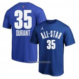 Camiseta Manga Corta All Star 2023 Kevin Durant Azul