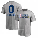 Camiseta Manga Corta All Star 2024 Damian Lillard Gris