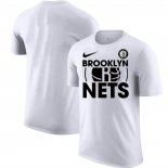 Camiseta Manga Corta Brooklyn Nets Blanco