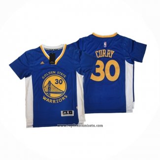 Camiseta Manga Corta Golden State Warriors Icon Curry NO 30 Azul