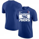 Camiseta Manga Corta Philadelphia 76ers Azul1