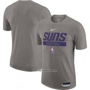 Camiseta Manga Corta Phoenix Suns Practice Performance 2022-23 Gris