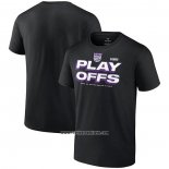 Camiseta Manga Corta Sacramento Kings 2023 NBA Playoffs Negro