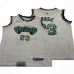 Camiseta Memphis Grizzlies Derrick Rose #23 Classic Blanco