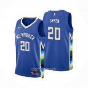 Camiseta Milwaukee Bucks A.C. Green #20 Statement 2022-23 Negro