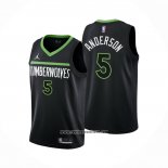 Camiseta Minnesota Timberwolves Kyle Anderson #5 Statement 2022-23 Negro