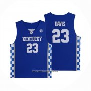 Camiseta NCAA Kentucky Wildcat Anthony Davis 2025 Azul