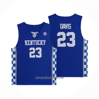 Camiseta NCAA Kentucky Wildcat Anthony Davis 2025 Azul