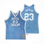 Camiseta NCAA North Carolina Tar Heels Michael Jordan #23 Mitchell & Ness 1983-84 Azul