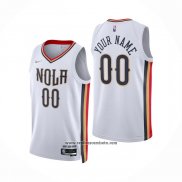 Camiseta New Orleans Pelicans Personalizada Ciudad 2021-22 Blanco