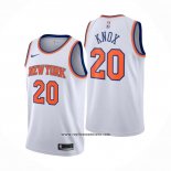 Camiseta New York Knicks Kevin Knox #20 Association 2019-20 Blanco