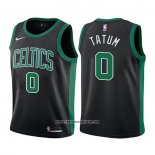 Camiseta Nino Boston Celtics Jayson Tatum #0 Statement 2017-18 Negro