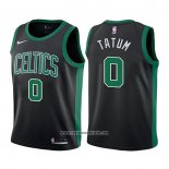 Camiseta Nino Boston Celtics Jayson Tatum #0 Statement 2017-18 Negro