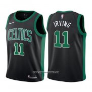 Camiseta Nino Boston Celtics Kyrie Irving #11 Statement 2017-18 Negro