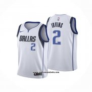 Camiseta Nino Dallas Mavericks Kyrie Irving #2 Association Blanco