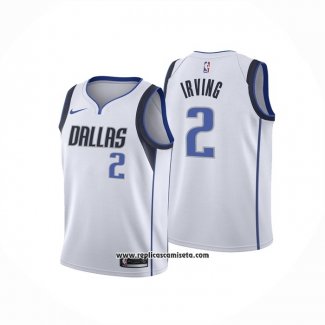 Camiseta Nino Dallas Mavericks Kyrie Irving #2 Association Blanco