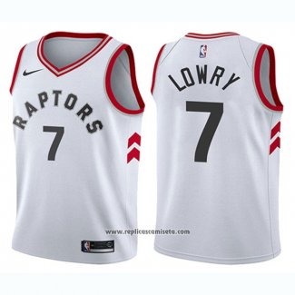 Camiseta Nino Toronto Raptors Kyle Lowry #7 Association 2017-18 Blanco