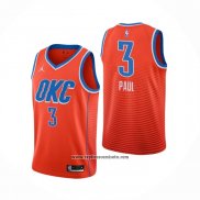 Camiseta Oklahoma City Thunder Chris Paul #3 Statement 2021 Naranja