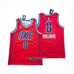Camiseta Oklahoma City Thunder Jalen Williams #8 Statement 2024-25 Naranja