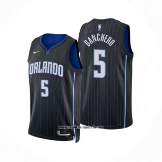 Camiseta Orlando Magic Paolo Banchero #5 Icon 2022-23 Negro