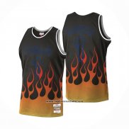 Camiseta Orlando Magic Penny Hardaway #1 Flames Negro