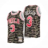 Camiseta Philadelphia 76ers Allen Iverson #3 Hardwood Classics 1996-97 Camuflaje