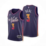 Camiseta Phoenix Suns Bradley Beal #3 Ciudad 2023-24 Violeta