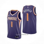 Camiseta Phoenix Suns Devin Booker #1 Icon 2021 Violeta