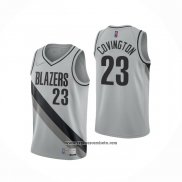 Camiseta Portland Trail Blazers Robert Covington #23 Earned 2020-21 Gris