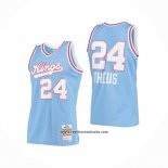 Camiseta Sacramento Kings Reggie Theus #24 Hardwood Classics 1985-86 Azul