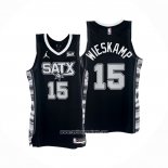 Camiseta San Antonio Spurs Joe Wieskamp #15 Statement 2022-23 Negro