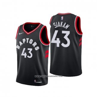 Camiseta Toronto Raptors Pascal Siakam #43 Statement 2018 Negro