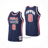 Camiseta USA 1992 Scottie Pippen #8 Azul