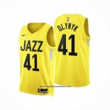 Camiseta Utah Jazz Kelly Olynyk #41 Icon 2022-23 Amarillo