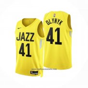 Camiseta Utah Jazz Kelly Olynyk #41 Icon 2022-23 Amarillo