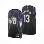 Camiseta Utah Jazz Walter Clayton Jr NO 13 Statement 2025-26 Negro