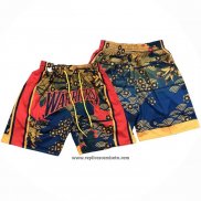 Pantalone Golden State Warriors Lunar New Year Mitchell & Ness Just Don Naranja