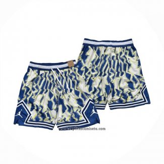 Pantalone Jordan Just Don 2025 Azul Amarillo